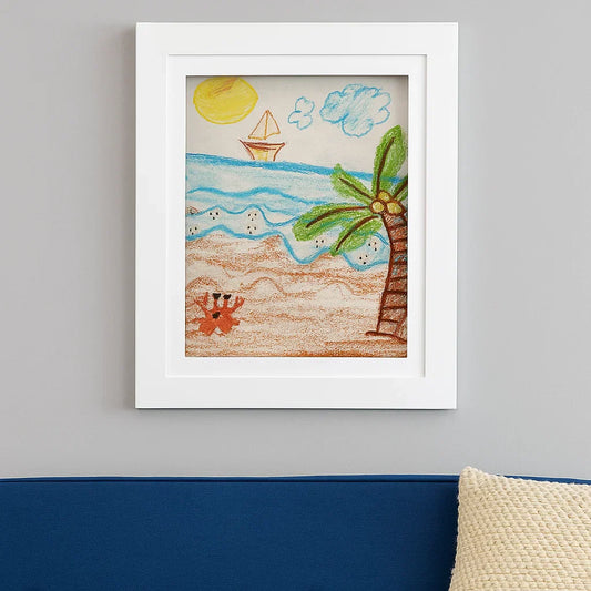 Brown Wooden Swing Picture Frame Noxord - Cofik