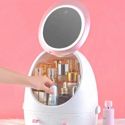 Illuminated Makeup Storage Case Box