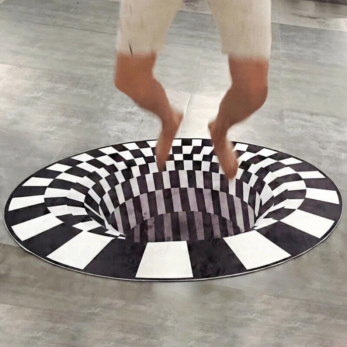 Stylish Optical Area Rug