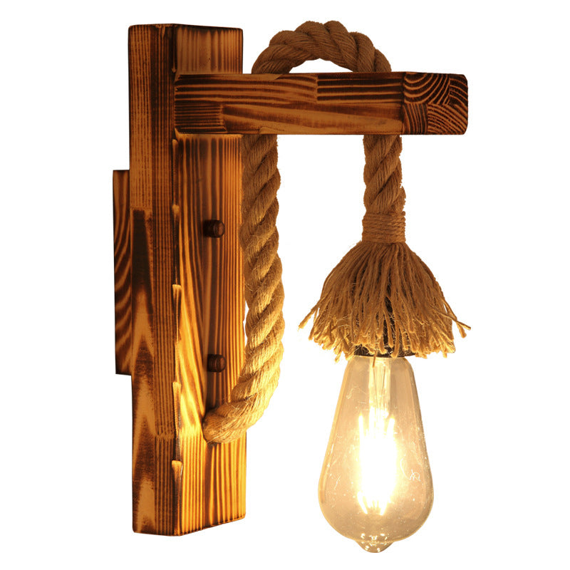Rustic Chain Metal Wall Lamp - Cofik