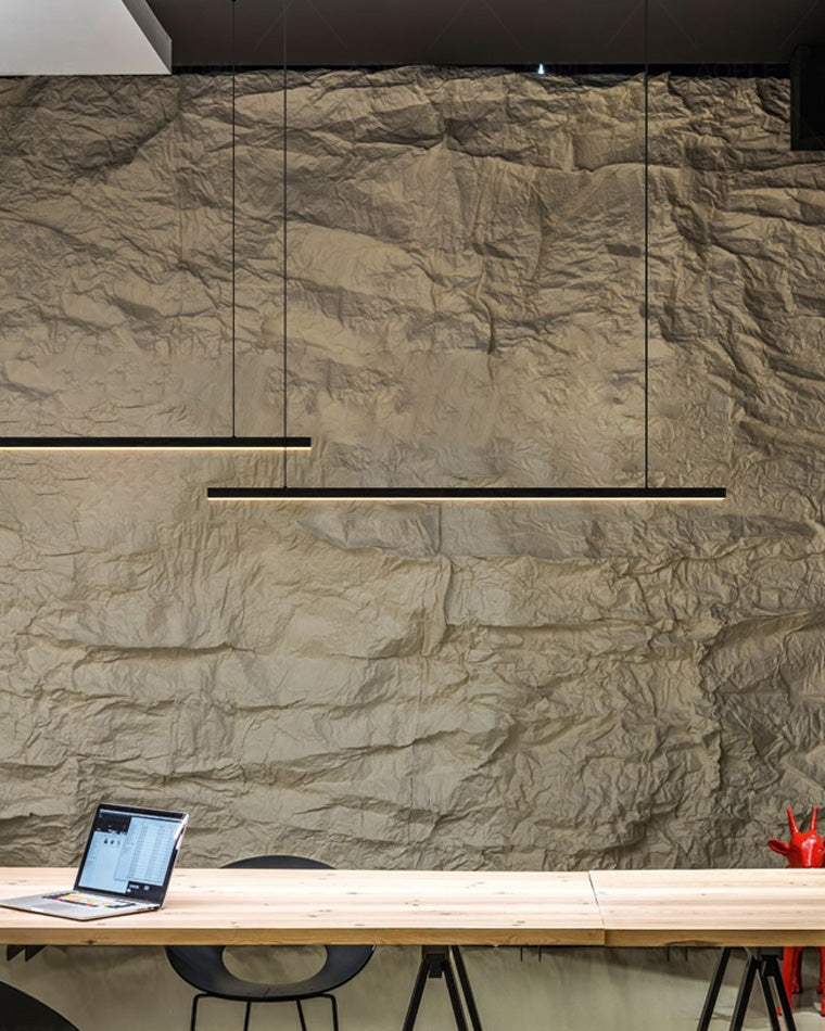 Sleek Metal Kitchen Island LED Pendant Light - Cofik