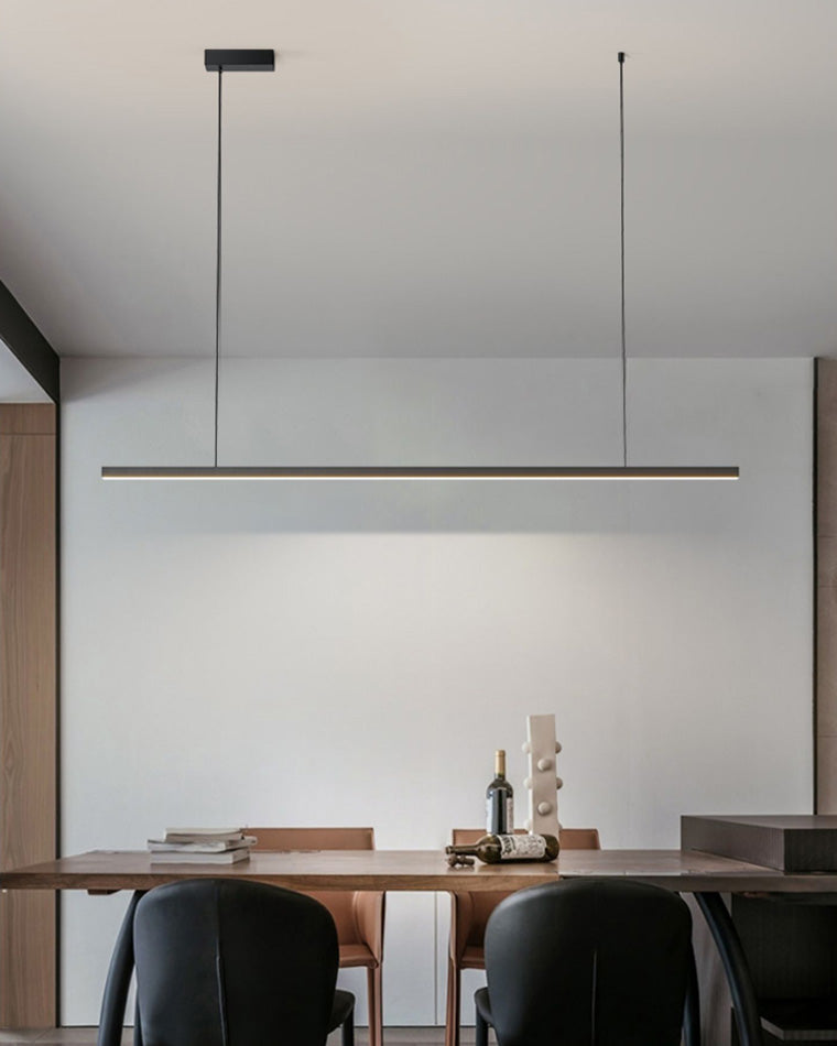 Sleek Metal Kitchen Island LED Pendant Light