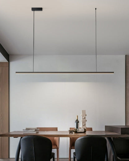 Sleek Metal Kitchen Island LED Pendant Light