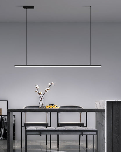 Sleek Metal Kitchen Island LED Pendant Light