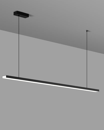 Sleek Metal Kitchen Island LED Pendant Light