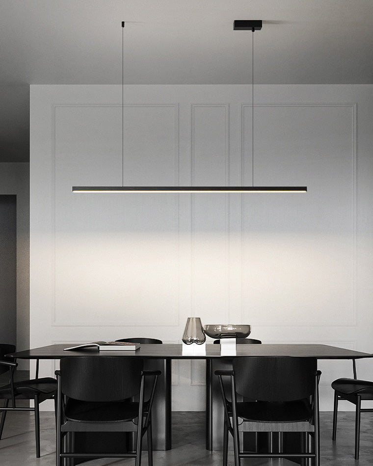 Sleek Metal Kitchen Island LED Pendant Light
