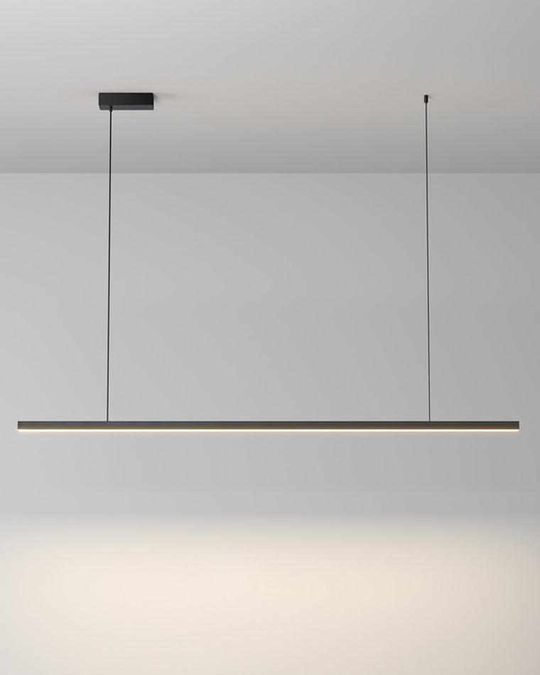 Sleek Metal Kitchen Island LED Pendant Light