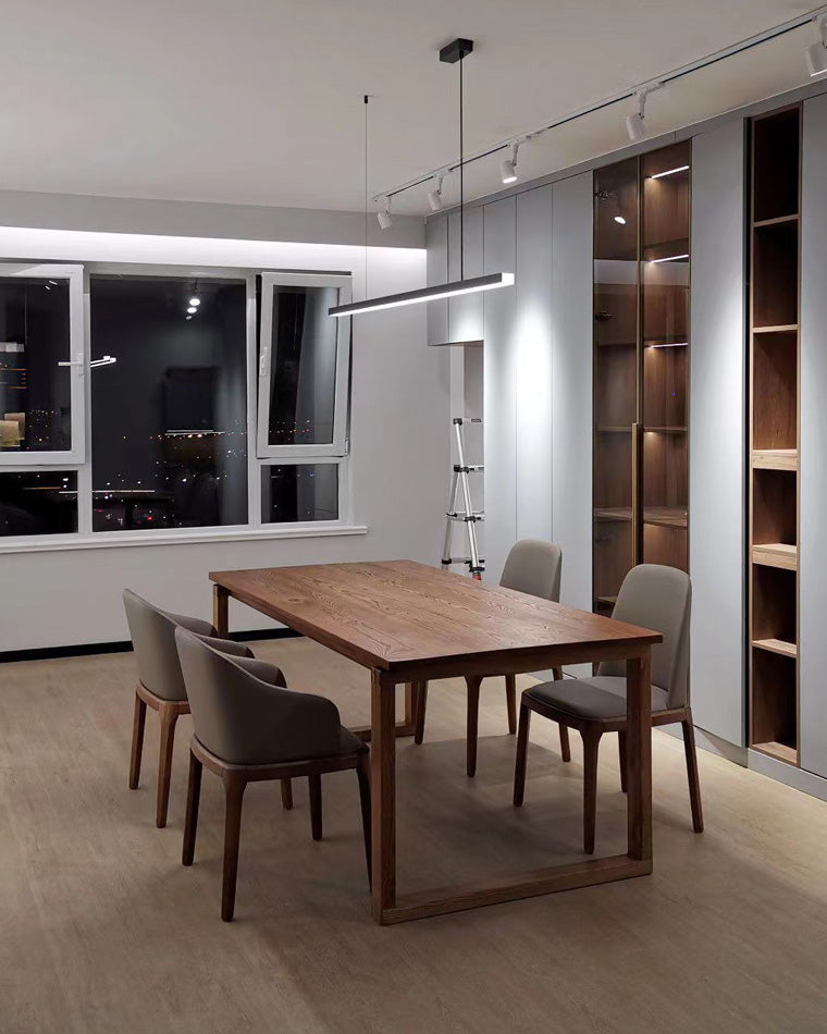 Sleek Metal Kitchen Island LED Pendant Light