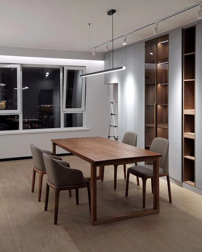 Sleek Metal Kitchen Island LED Pendant Light