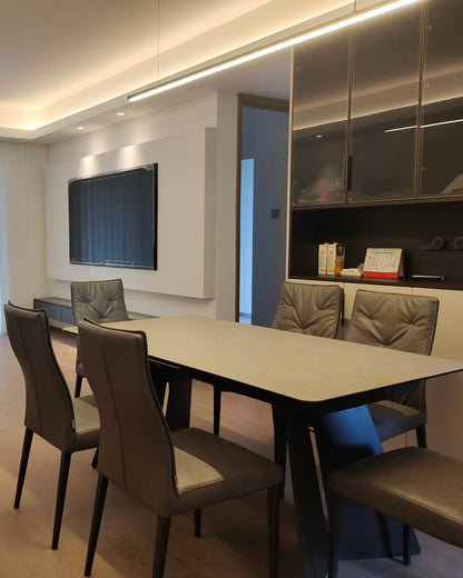 Sleek Metal Kitchen Island LED Pendant Light