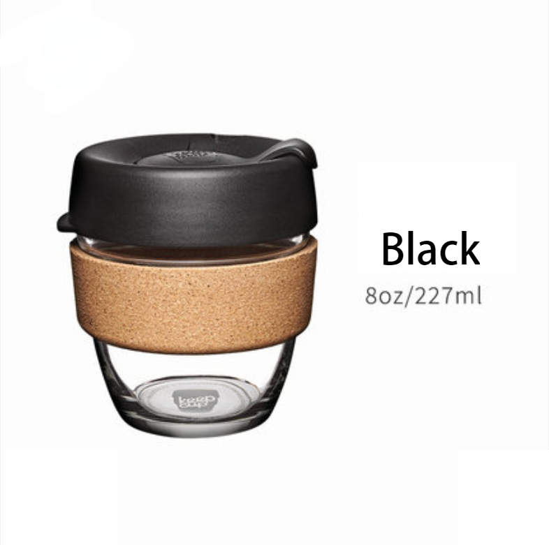 Eco Friendly Travel Glass Coffee Mug With Lid - Cofik