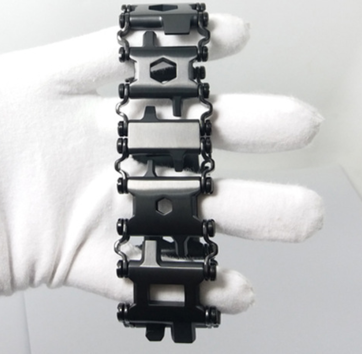Versatile 29-in-1 Stainless Steel Survival Watch Band - Cofik