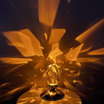 Elegant Crystal LED Desk Lamp