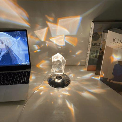 Elegant Crystal LED Desk Lamp