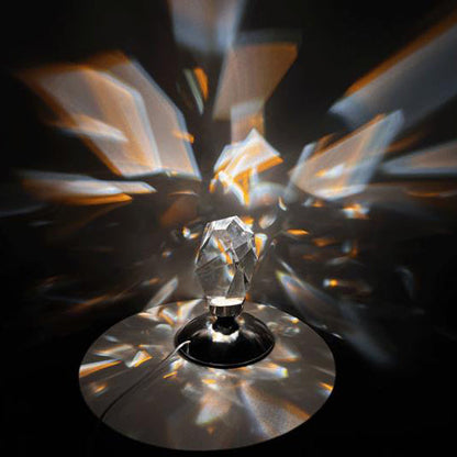 Elegant Crystal LED Desk Lamp