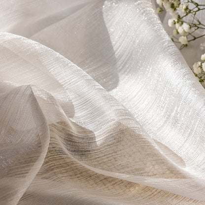 Sheer White Drapes for Living Room