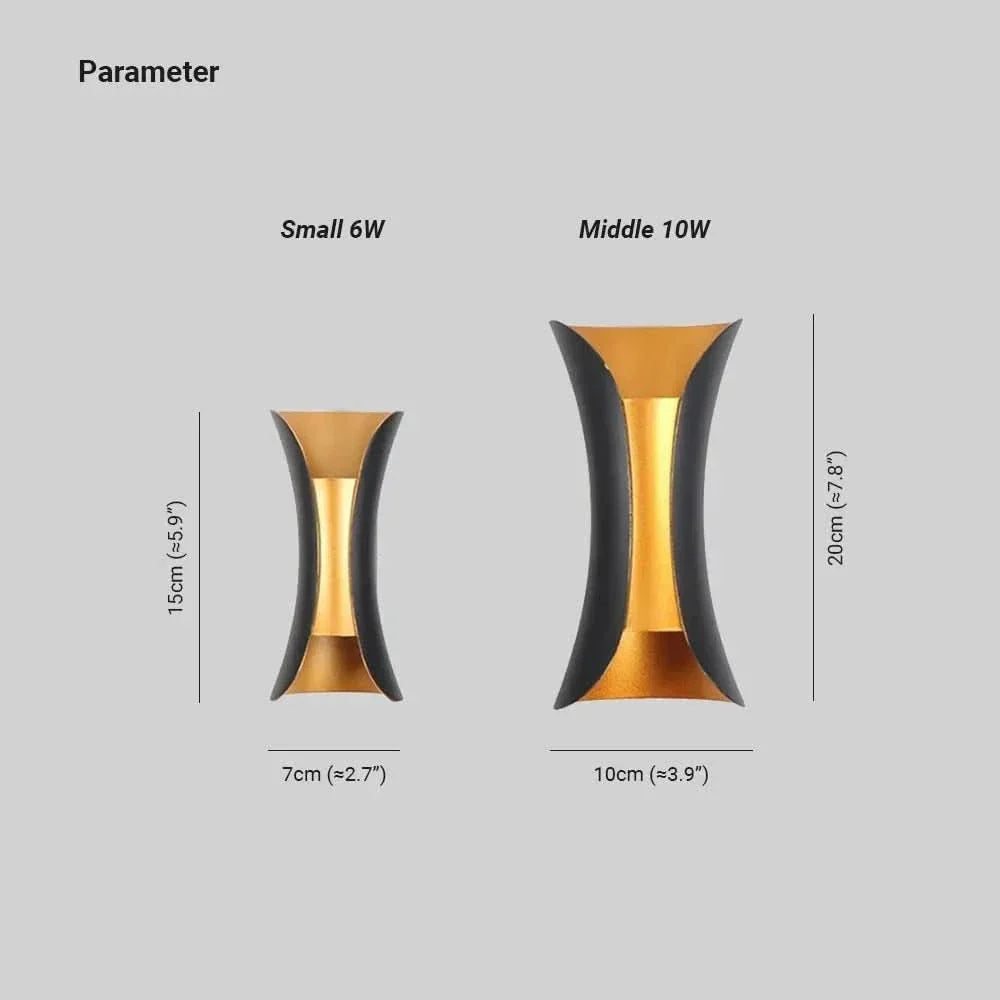 Outdoor Waterproof Wall Lamp IP65 Rated