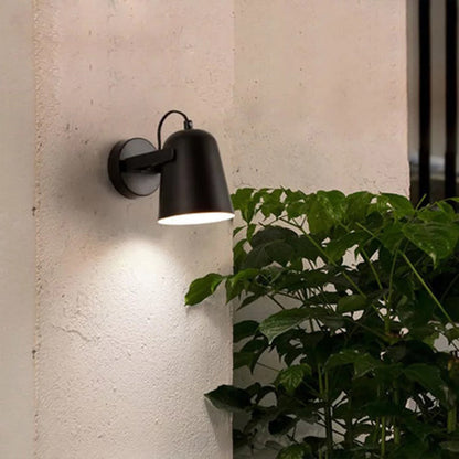 Simple Metal 1-Light Wall Lamp with Adjustable Arm