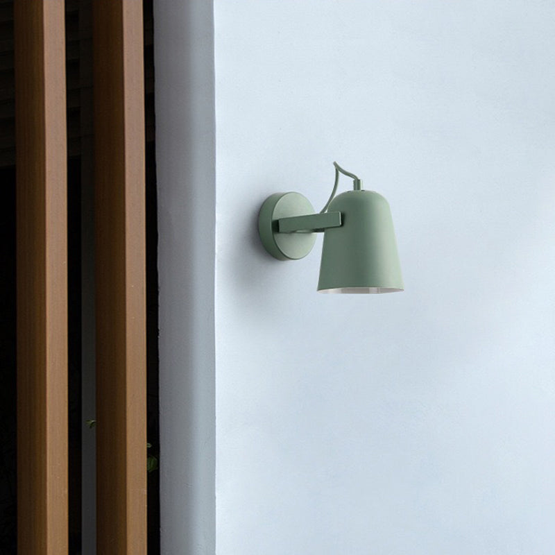 Simple Metal 1-Light Wall Lamp with Adjustable Arm