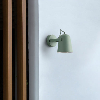 Simple Metal 1-Light Wall Lamp with Adjustable Arm