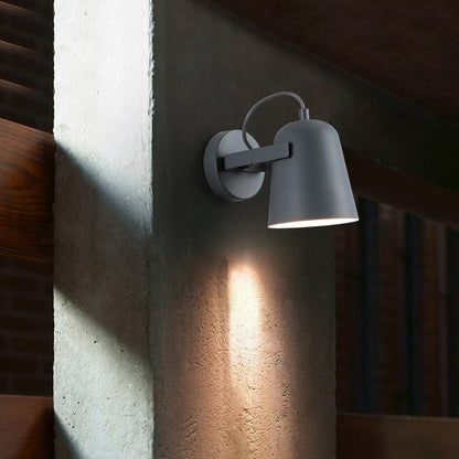 Simple Metal 1-Light Wall Lamp with Adjustable Arm