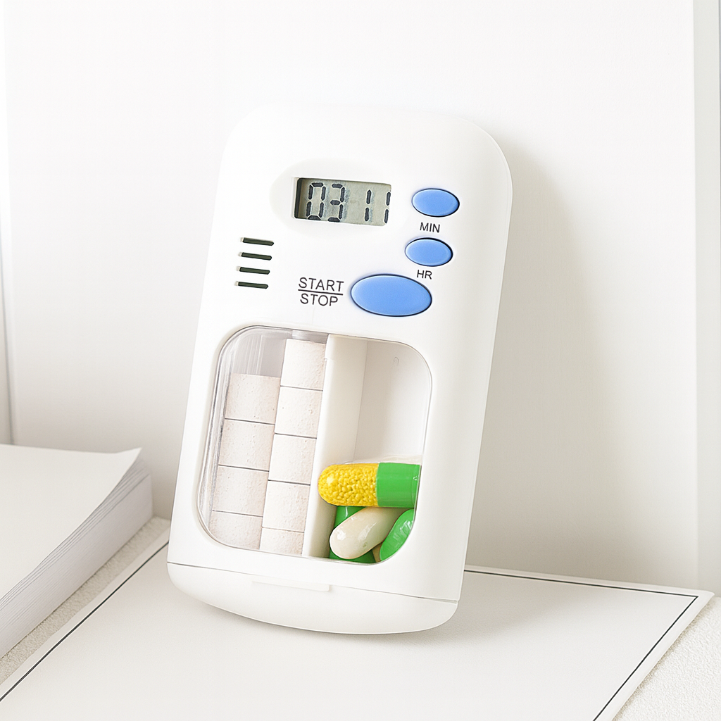 Daily Pill Box Timer Alarm