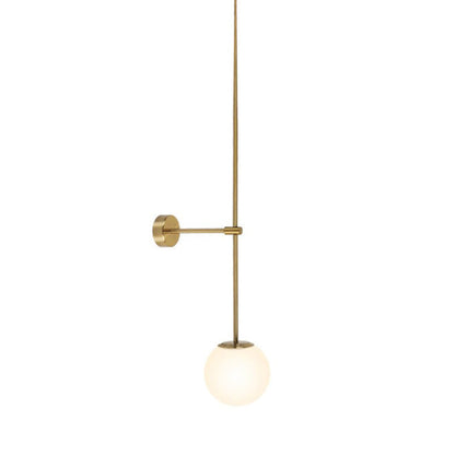 Simple Glass Wall Sconce Lamp with Adjustable Arm - Cofik