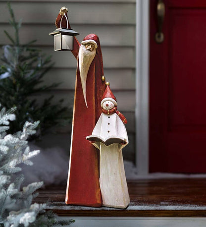 Christmas Snowman Figurine Decoration