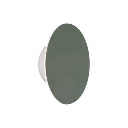 Round Metal Wall Lamp Soft Pastel Shade