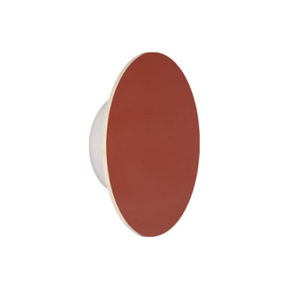Round Metal Wall Lamp Soft Pastel Shade