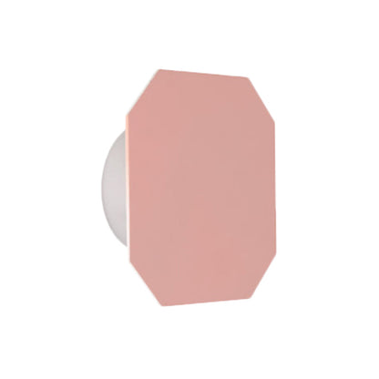 Round Metal Wall Lamp Soft Pastel Shade