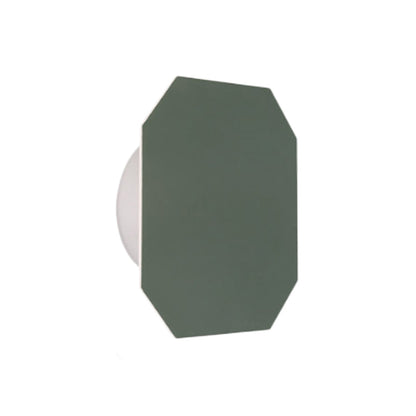 Round Metal Wall Lamp Soft Pastel Shade