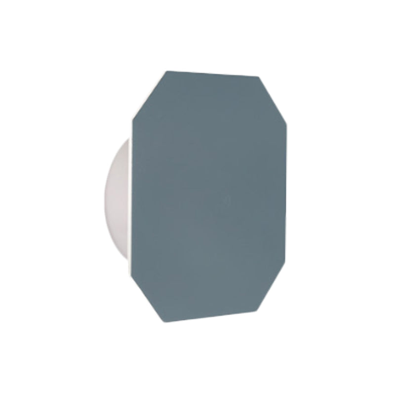 Round Metal Wall Lamp Soft Pastel Shade
