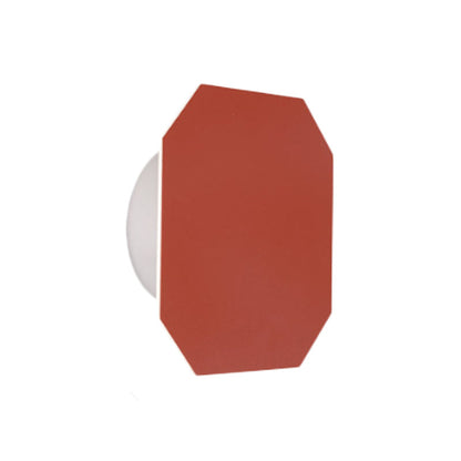 Round Metal Wall Lamp Soft Pastel Shade