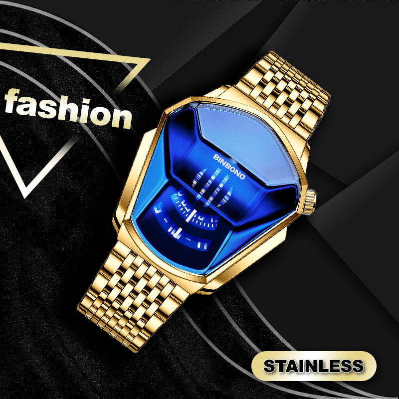 Men's Luxury Quartz Diamond Watch