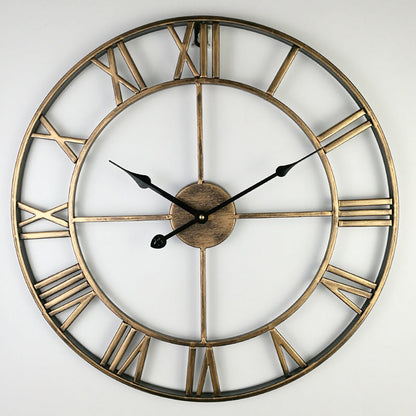 Big Vintage Metal Wall Clock - Cofik