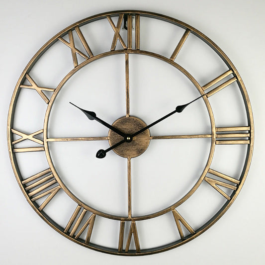 Big Vintage Metal Wall Clock - Cofik