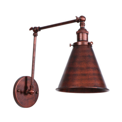 Rustic Metal Wall Sconce Light for Bedroom