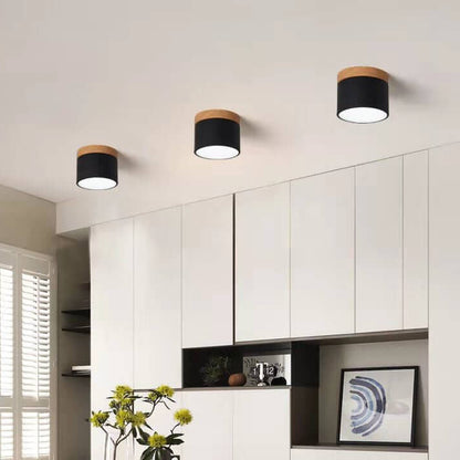 Modern LED Ceiling Lamp Adjustable Color