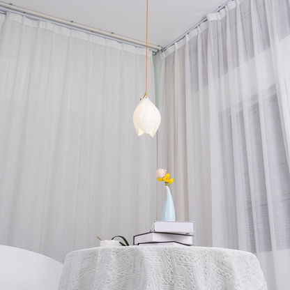Unique Floral Drop Pendant Light