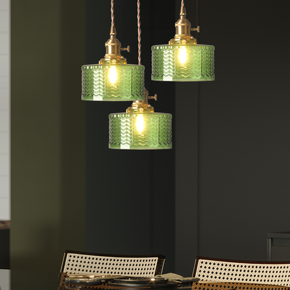 Classic Elegant Glass Drop Pendant Light