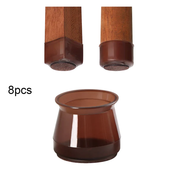 Furniture Leg Caps - 8 Pack Floor Savers