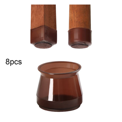 Furniture Leg Caps - 8 Pack Floor Savers