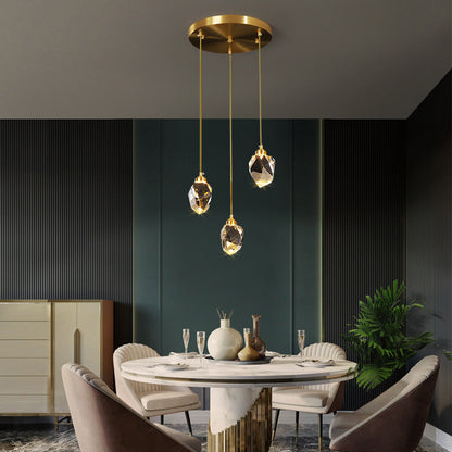 Luxurious Crystal Drop Ceiling Light Fixture