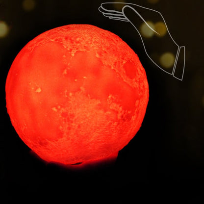 Compact Portable 3D Moon LED Desk Lamp