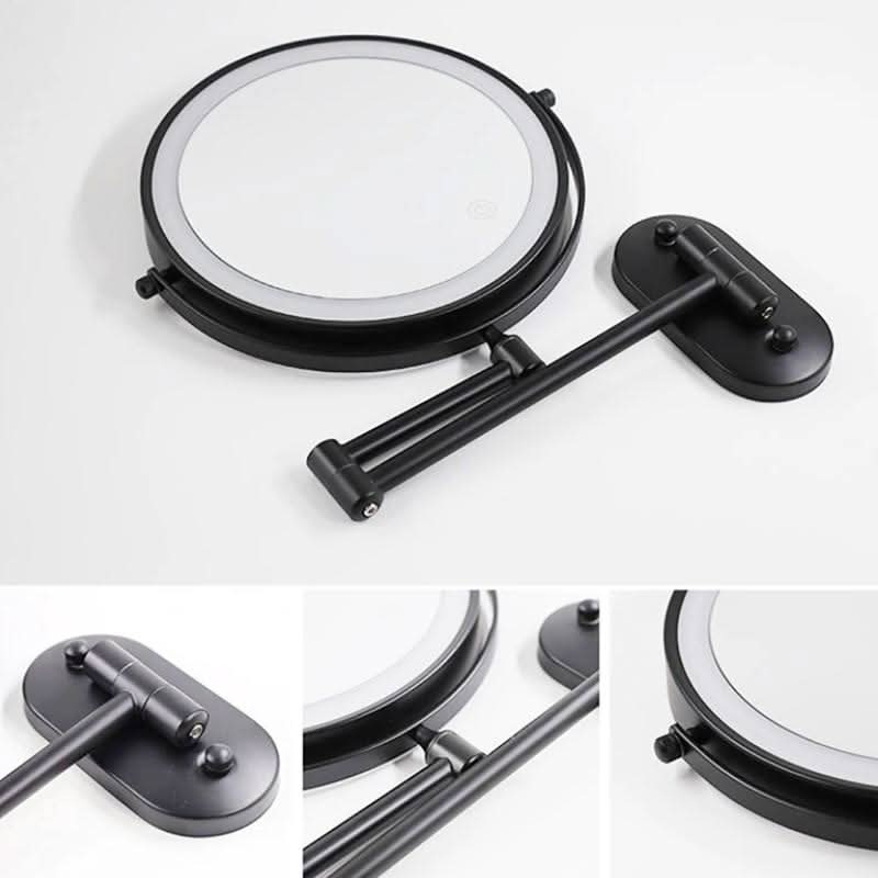 Portable LED Travel Makeup Mirror - 3 Color Modes