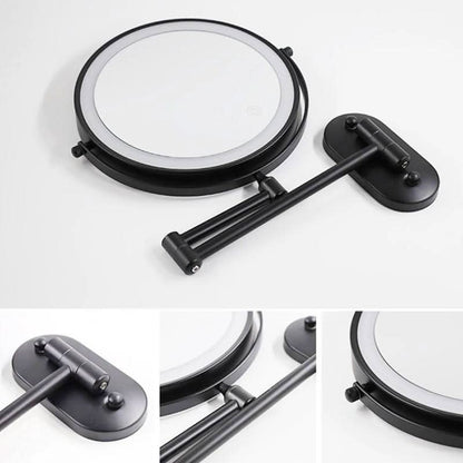 Portable LED Travel Makeup Mirror - 3 Color Modes