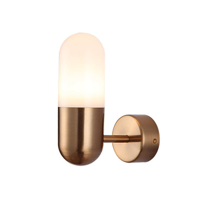 Modern Metal Wall Lamp Black White Gray