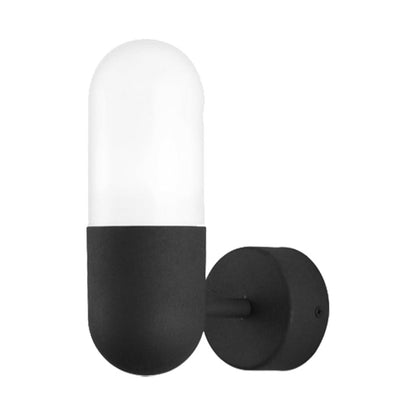 Modern Metal Wall Lamp Black White Gray