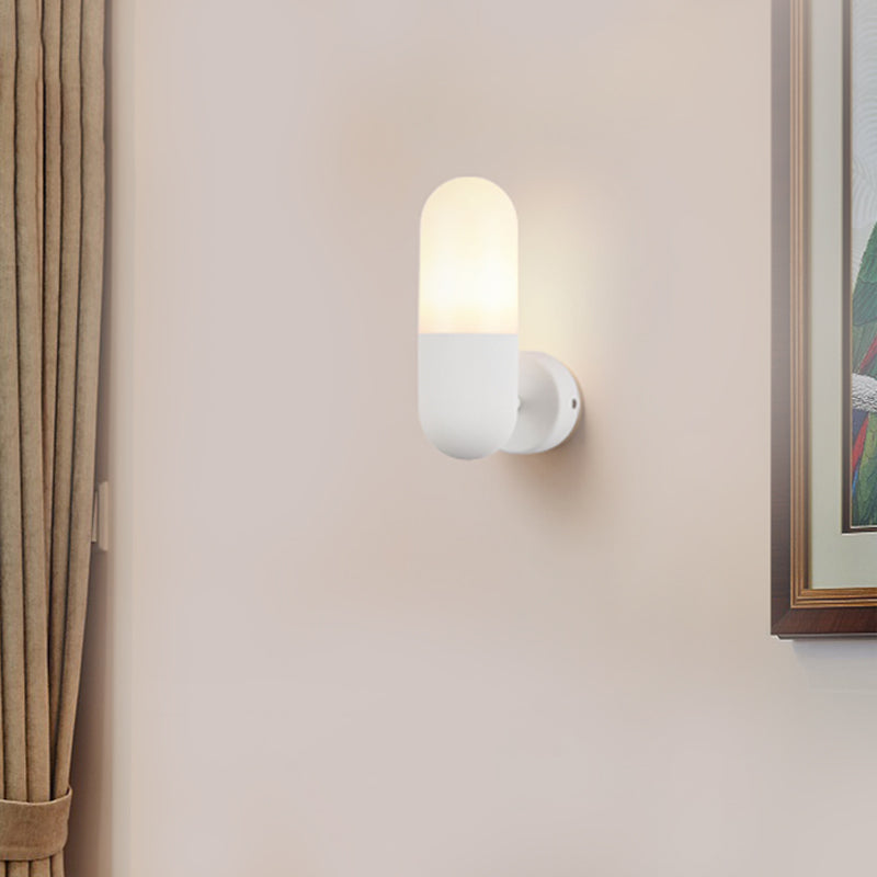 Modern Metal Wall Lamp Black White Gray - Cofik